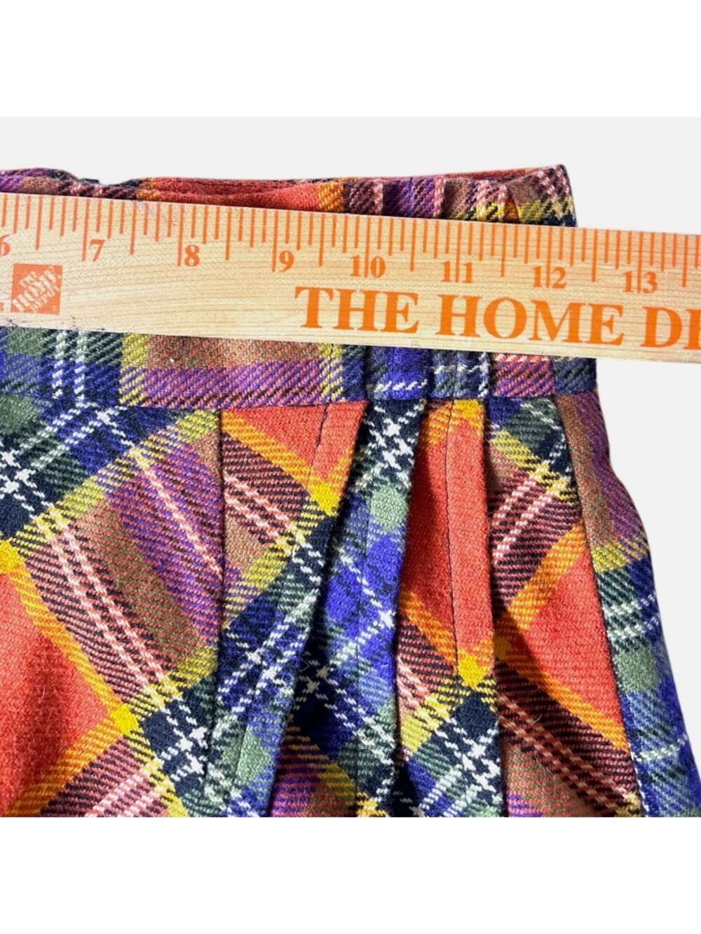 Anthropologie Plenty by Tracy Reese Easy Keeper Plaid Tulip Skirt 2 Preppy Retro - Picture 11 of 11